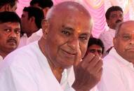 All well between Congress JDS Deve Gowda BJP says former PM denial mode