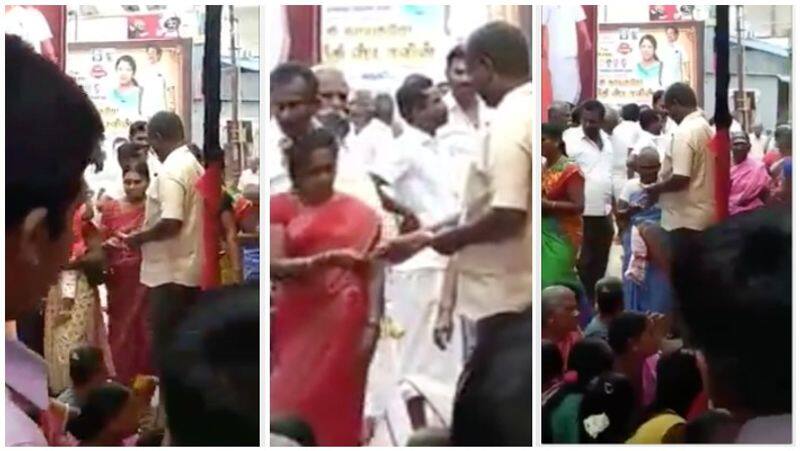 DMK Party 200 rs Given Video