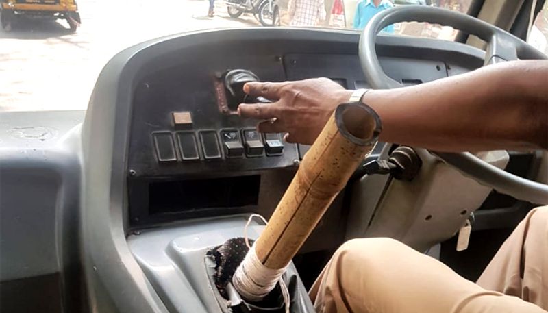 School Bus Driver Arrested for Using Bamboo Stick Instead of Gear Lever At Mumbai