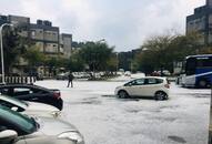 Noida turns 'Shimla': Check out how part of NCR got covered in white (In Pics)