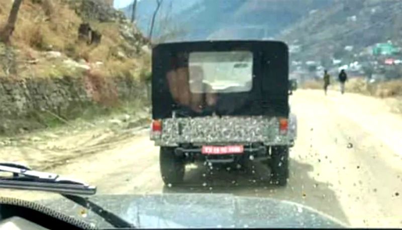 Next Gen Mahindra Thar Spotted Testing Again At Kulu Himachal