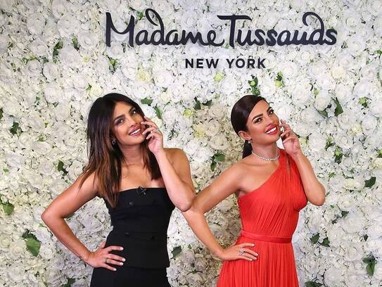 priyanka chopra 6 wax statues are made by madame tussauds