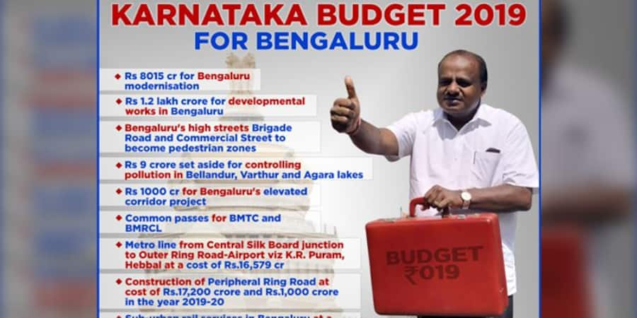 Karnataka Budget 2019 live updates: Chief minister HD Kumaraswamy presents it amid protests