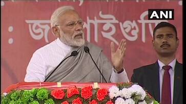 #Modi4SonarBangla PM Modi addressed a Rally in West Bengal Jalpaigudi