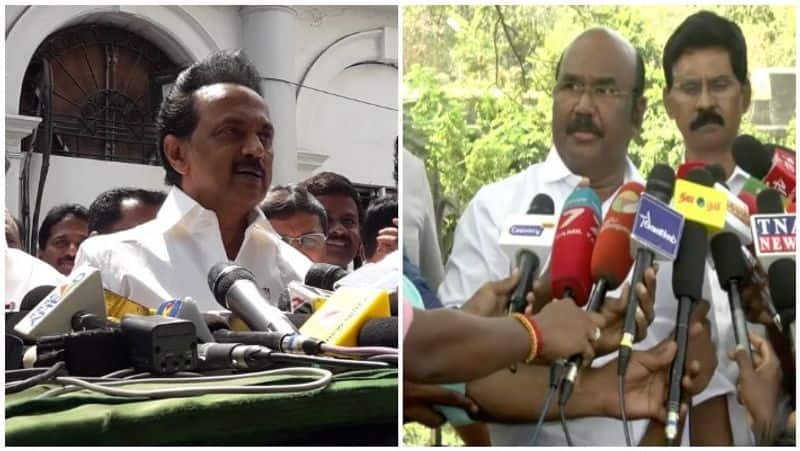 M K Stalin vs Minister Jayakumar Speech