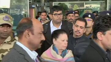 Robert Vadra with Mother In Jaipur For Questioning In Money Laundering Case