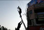 Lineman saves pigeon in Mangaluru stuck in wires