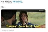 #kissday: watch single peoples creativity on this kiss day