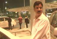 Rebel MLA Ramesh Jarkiholi spotted in Bengaluru Airport