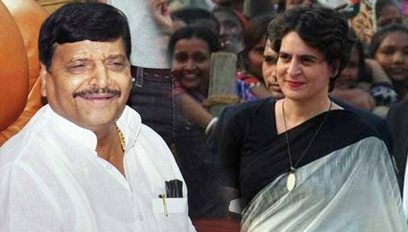 मुलायम के भाई शिवपाल और प्रियंका के बीच फोन पर हुई बात
