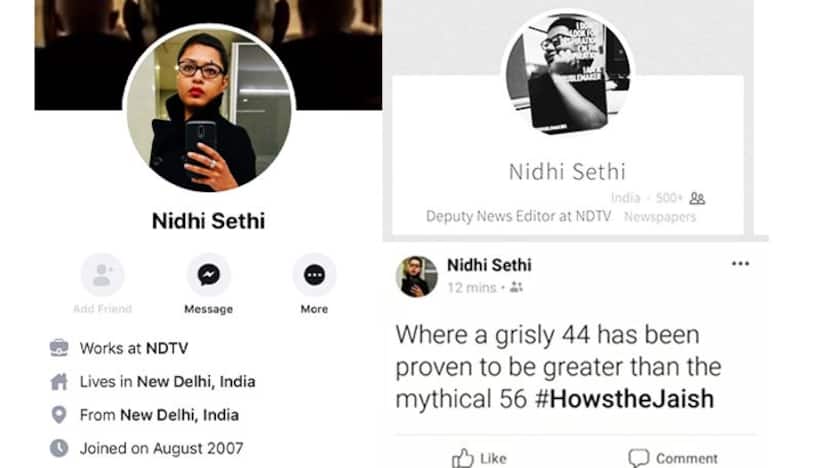 एनडीटीवी की पत्रकार ने पुलवामा हमले पर किया विवादित ट्वीट, सोशल मीडिया पर जमकर बवाल