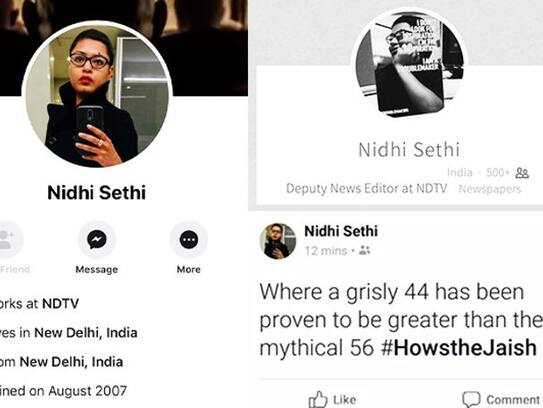 NDTV Deputy News Editor celebrate Pulwama terror Attack, suspend