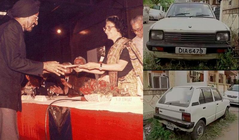 Indias First ever Maruti 800 car restored after 35 years