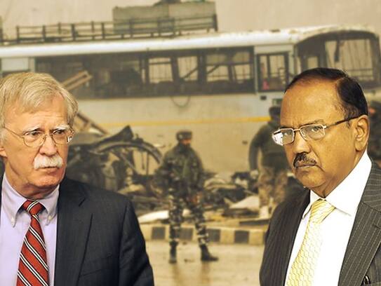 Pulwama Attack: America supports India's right to self defence, US NSA John Bolton call Ajit Doval