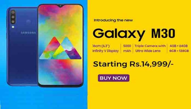 Samsung Galaxy M30 India launch confirmed for Feb 27, triple cameras, waterdrop notch revealed