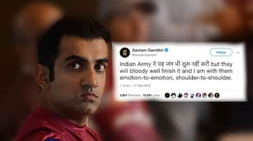 Cricketer Gautam Gambhir hits out at Pakistan after Pulwama terror attack