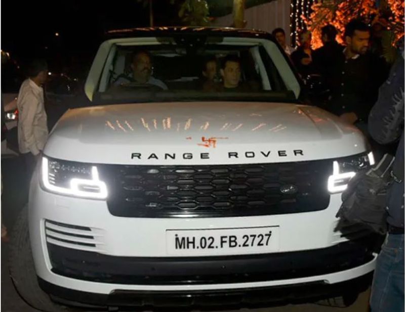 Salman Khan gifted new range rover LWB car to his mother