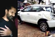 Karnataka 2 killed  Chikmagalur MLA CT Ravi car rams  parked vehicle