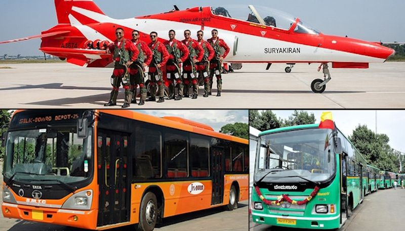 Aero India 2019 BMTC deploys special buses Yelahanka