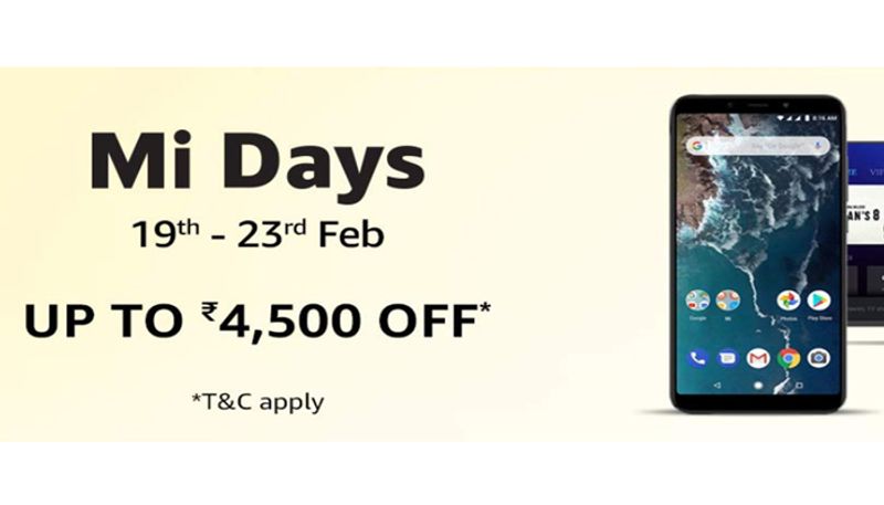 Xiaomi Mi Days Sale: Offers on Redmi 6A, Redmi 6 Pro, Mi A2, Mi LED TV and More