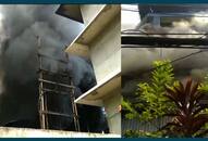 Kerala Paragon footwear warehouse catches fire Kochi