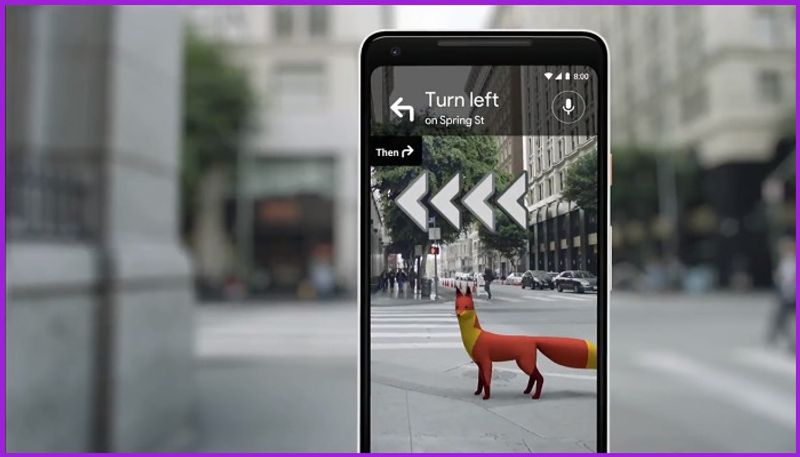 Google Maps AR walking navigation