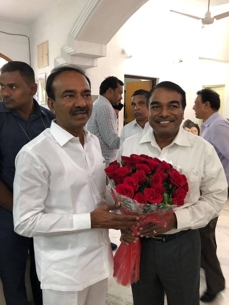 several bc leaders meeting minister etela rajender in hyderabad