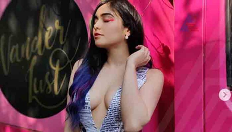 Actress Adah Sharma's newspaper dress goes Viral in Social Media