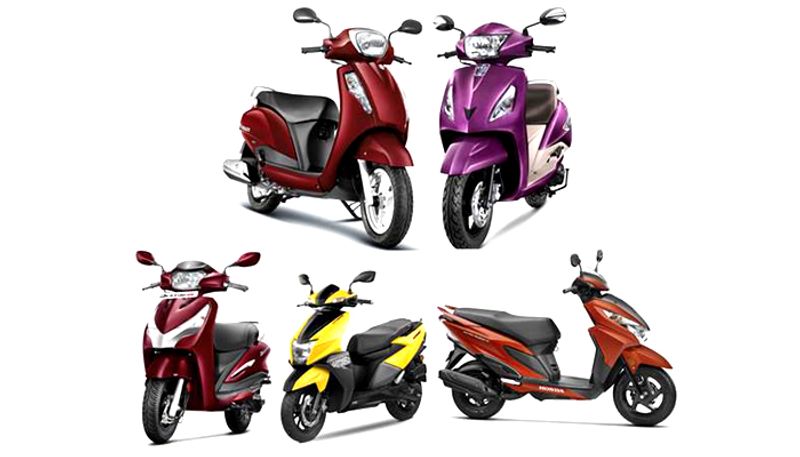 Best selling scooters in india january 2019