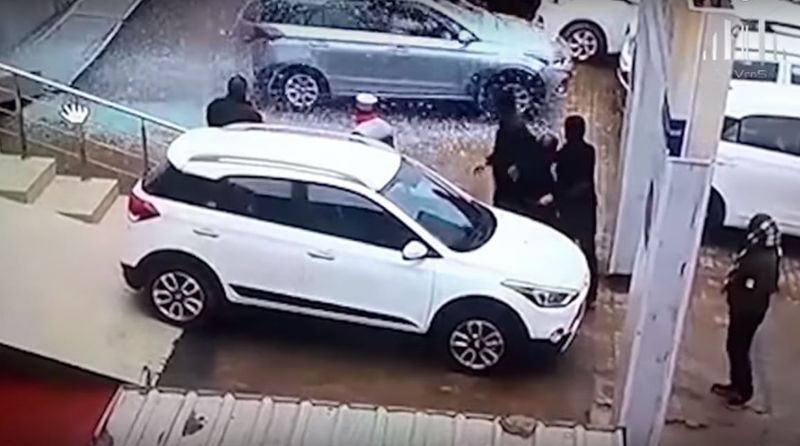 Woman hit Hyundai Elite i20 through showroom glass into other cars during the test drive