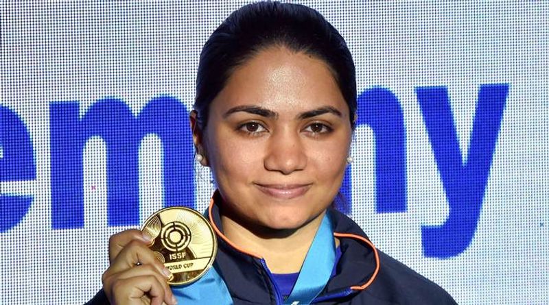 ISSF World Cup 2019 Apurvi Chandela wins Indias first World Cup gold in Womens 10m Rifle