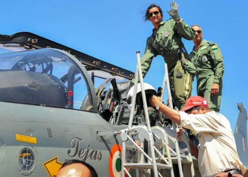 PV Sindhu creates history this time as a Tejas co pilot