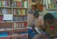 Tamil Nadu Barber installs mini library salon encourage reading