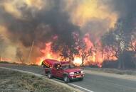 Karnataka Forest fire Bandipur Tiger Reserve destroys acres land