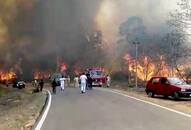 Major fire Karnataka Bandipur Tiger Reserve