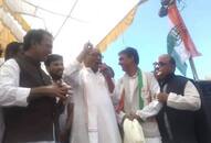 Digvijay singh raised slogan against congressmen