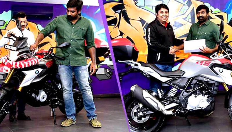 Vijay Sethupathi Buys A New BMW G310GS Bike