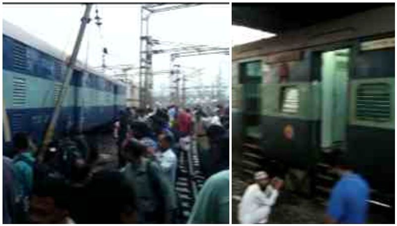 chennai mangalapuram train derailed in shornure, no deaths and injuary