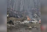 fighter jet mig 21 crashed in jammu kashmirs