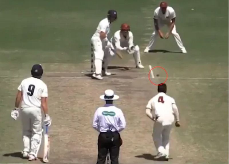 Bowler Pitches Ball Outside Pitch Area umpire didnt call no ball