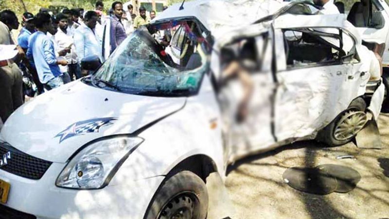 Vaniyambadi near car accident...3 people kills