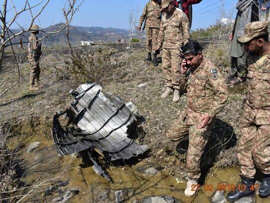 f16 plane scrap found in pakistan