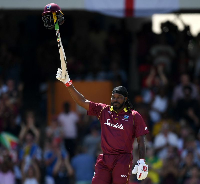 West Indies Cricketer Chris Gayle completes 10000 runs in ODI cricket