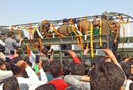 Body of martyr Pankaj singh reached Mathura funeral today