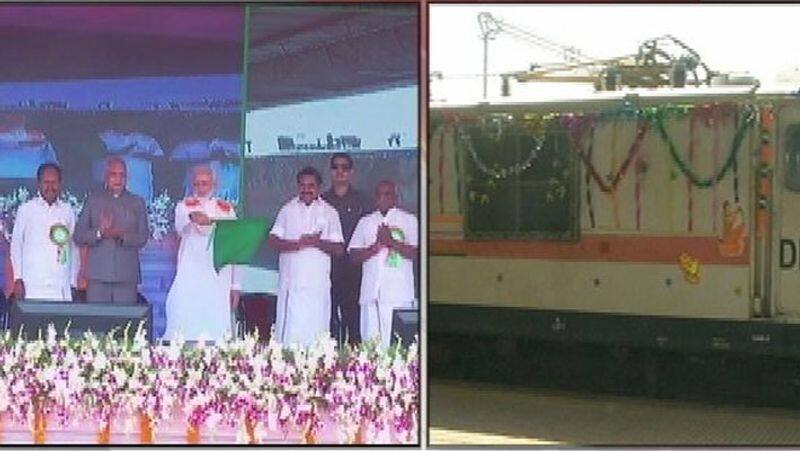 tejas express train..PM Narendra Modi start