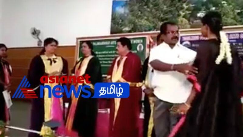 The DMK deputy secretary of students who previously had "obscene talk", viral video!