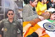 Indian Air Force pilot killed Budgam crash cremated military honours