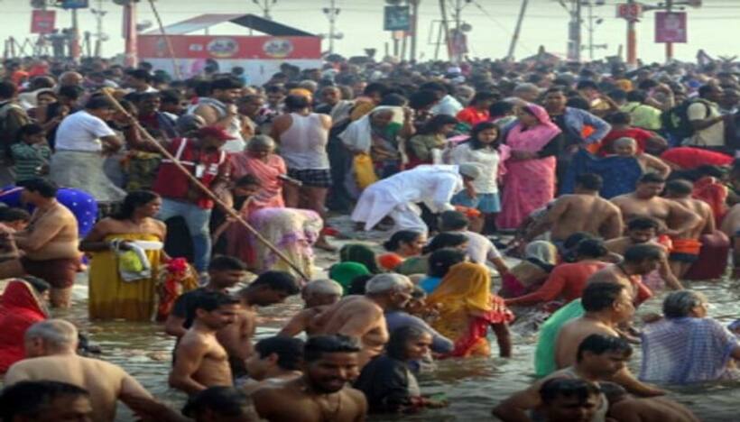 महाशिवरात्रि पर कुंभ 2019 का अंतिम शाही स्‍नान आज,  देखें तस्वीरें