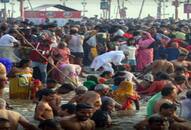 last shahi snan of kumbh 2019 today in pryagraj