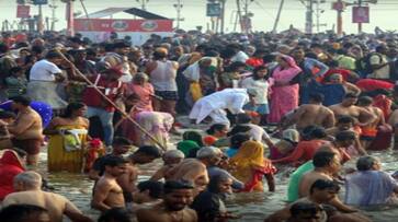 last shahi snan of kumbh 2019 today in pryagraj